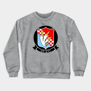 VF-211 Checkmates Squadron Patch Crewneck Sweatshirt